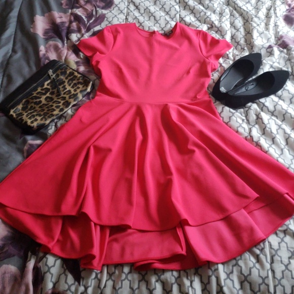 Hot Pink Short Dress On Hanger